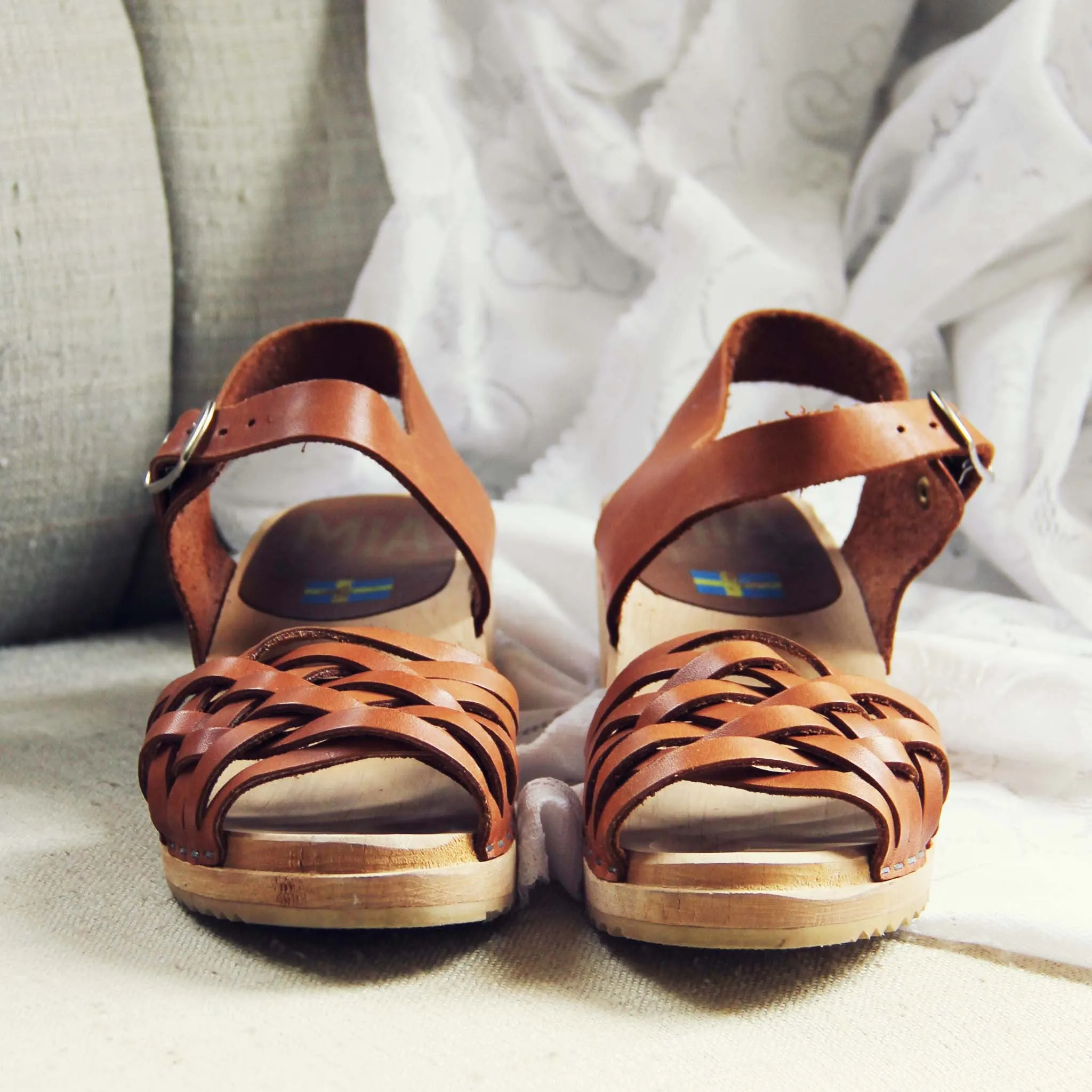 Vintage 70's Woven Sandals