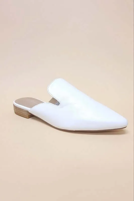 Walk On By Pointed Toe Slip-On Mules in Four Colors