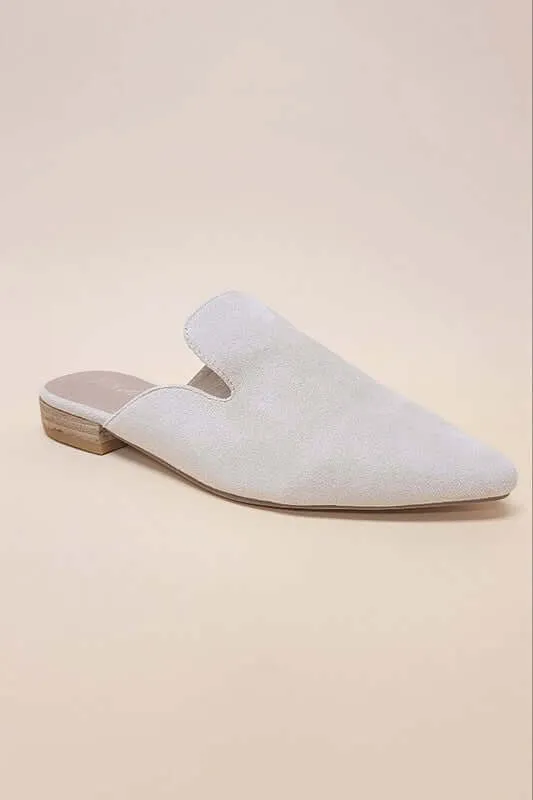 Walk On By Pointed Toe Slip-On Mules in Four Colors