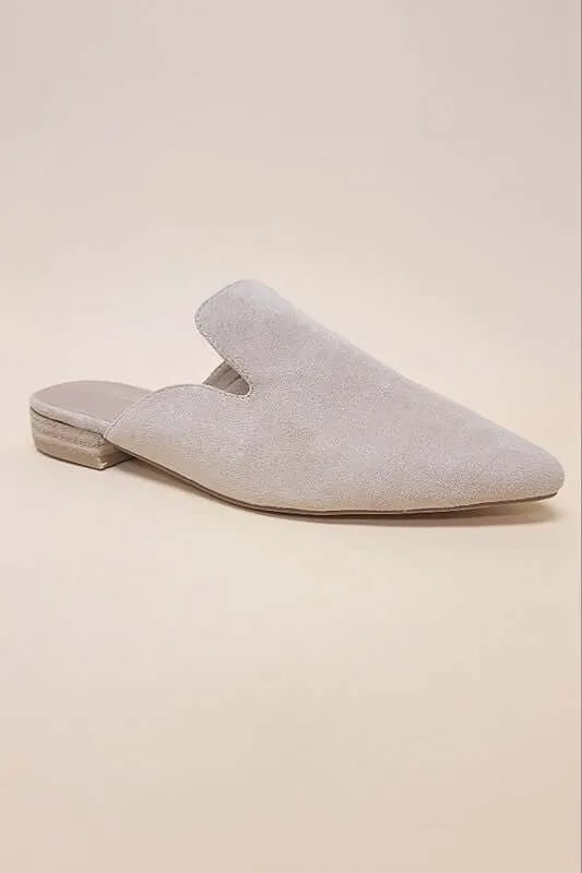 Walk On By Pointed Toe Slip-On Mules in Four Colors