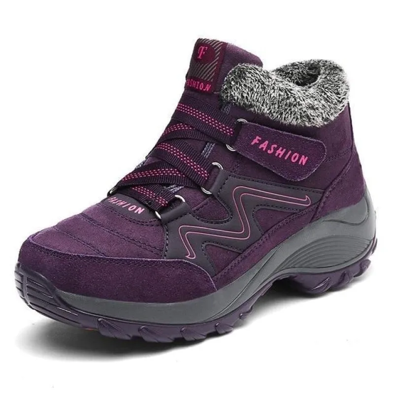 Waterproof Plush Fashion Ankle Boots