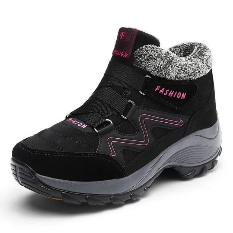 Waterproof Plush Fashion Ankle Boots