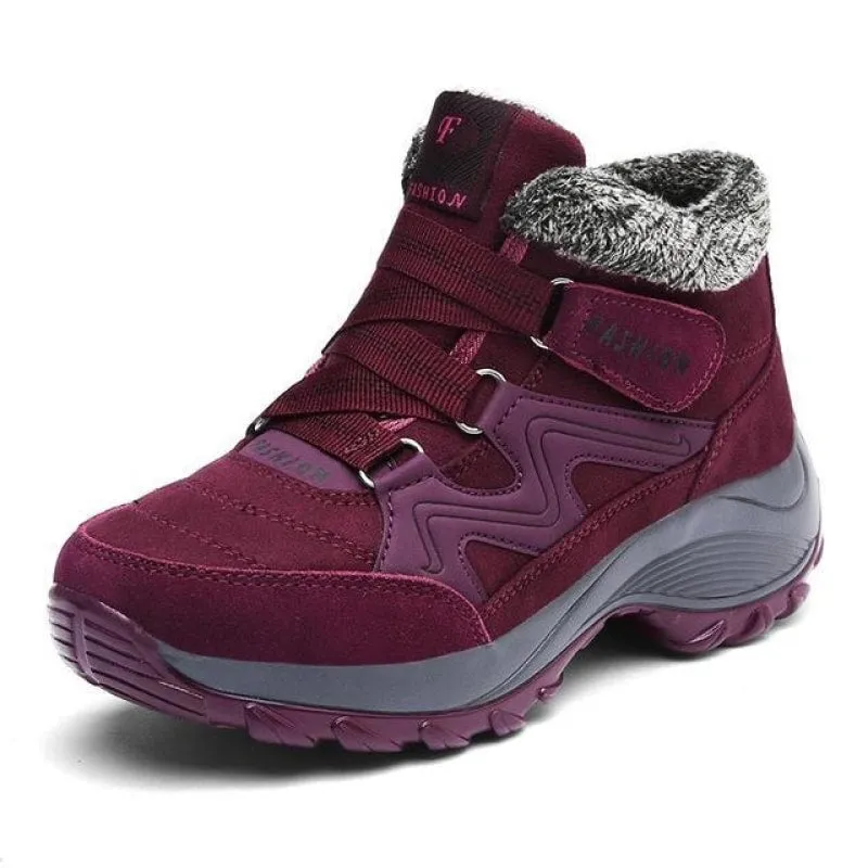 Waterproof Plush Fashion Ankle Boots