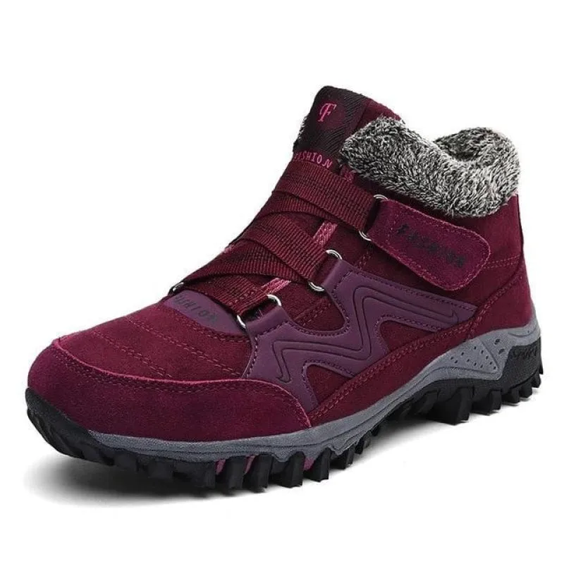 Waterproof Plush Fashion Ankle Boots