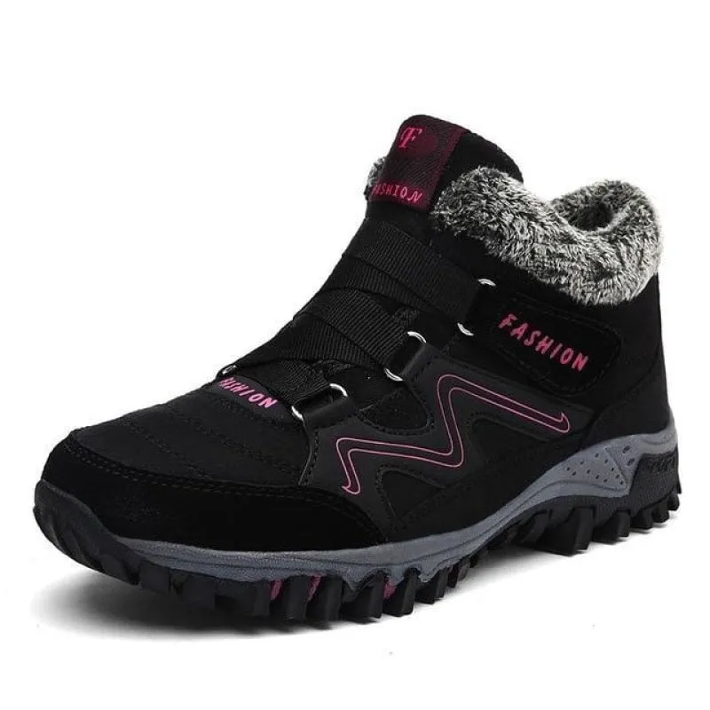 Waterproof Plush Fashion Ankle Boots
