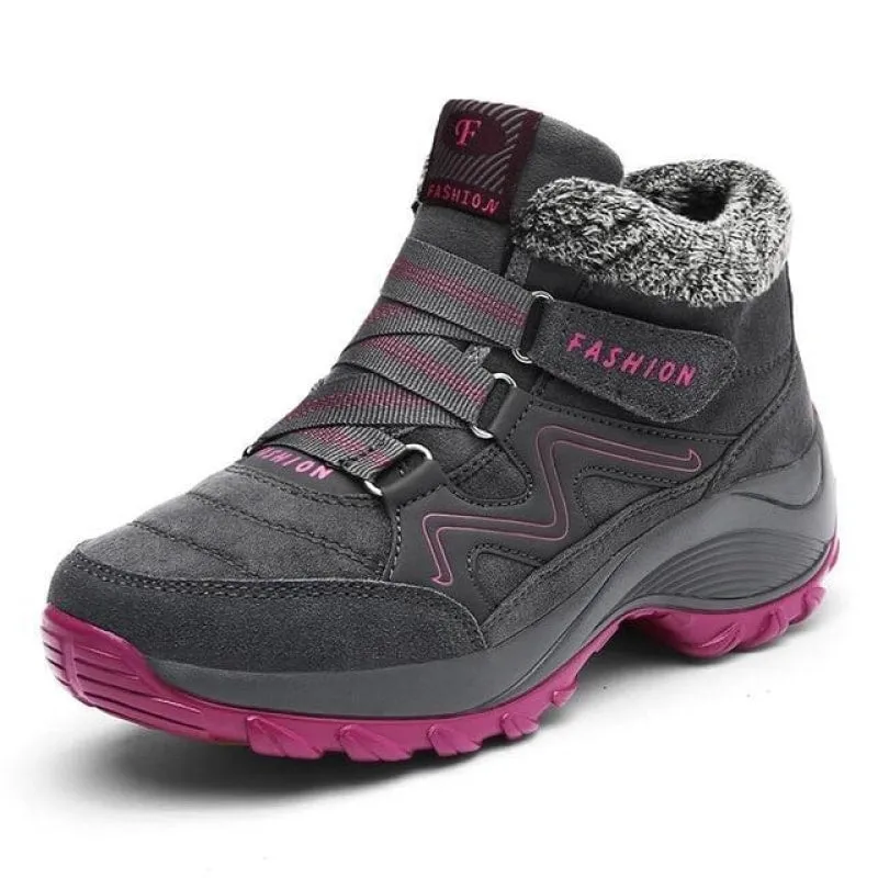Waterproof Plush Fashion Ankle Boots
