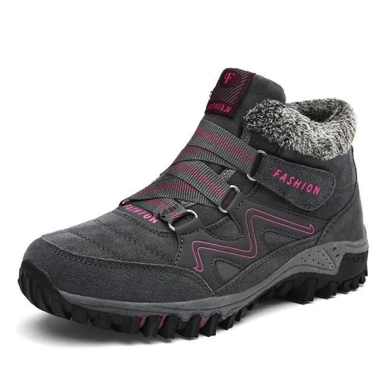 Waterproof Plush Fashion Ankle Boots