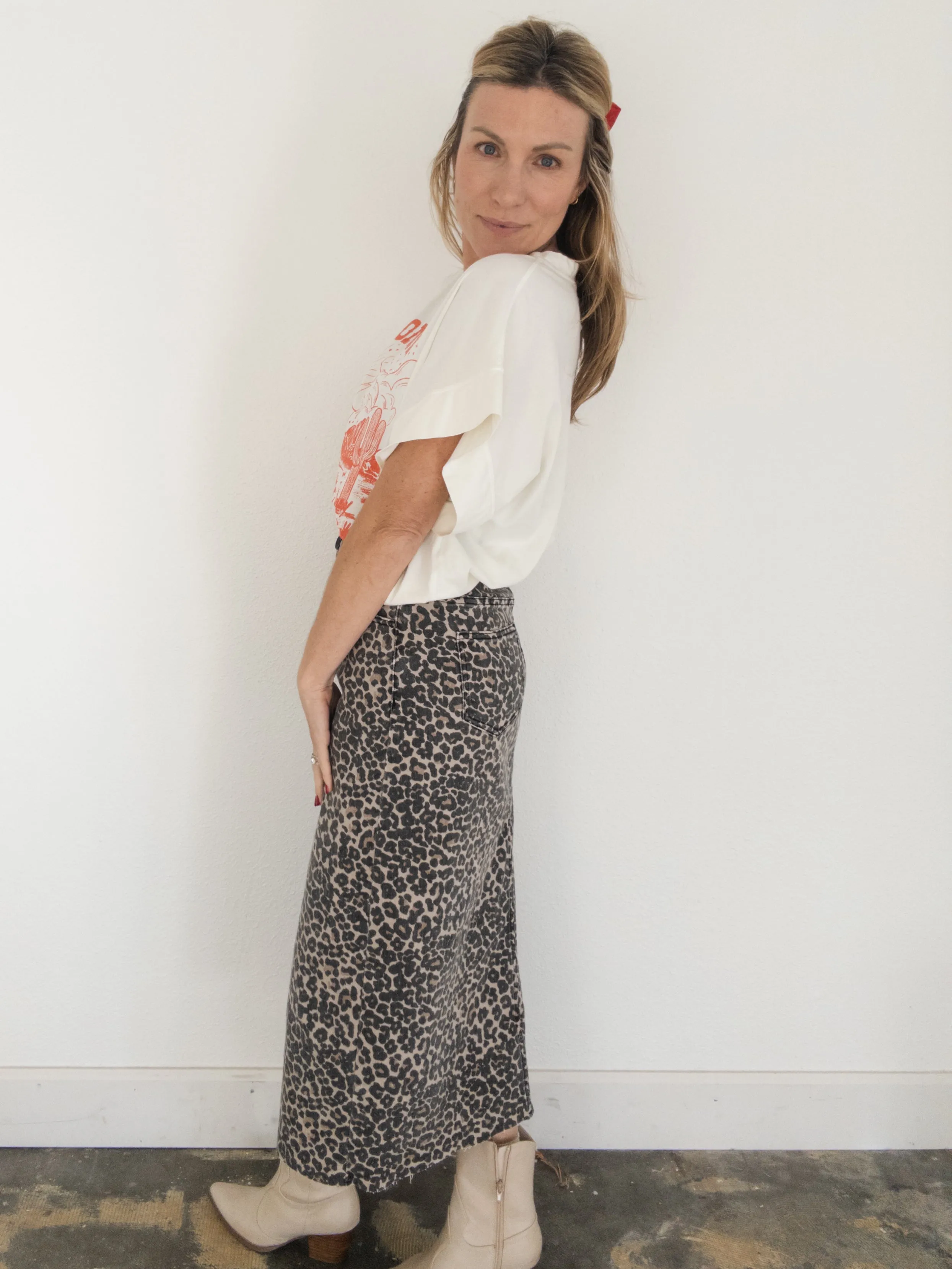 Wild Nights Midi Skirt
