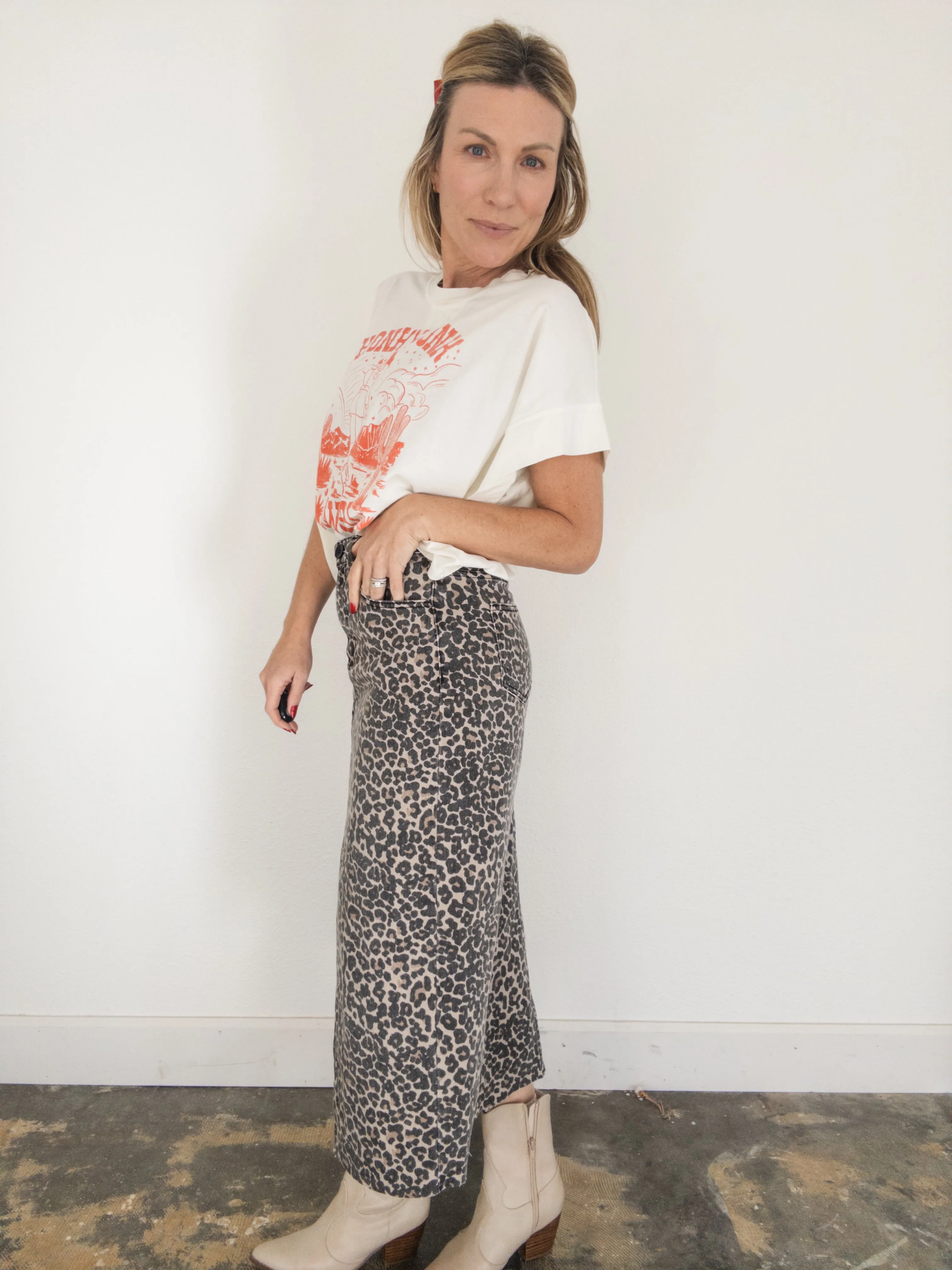 Wild Nights Midi Skirt