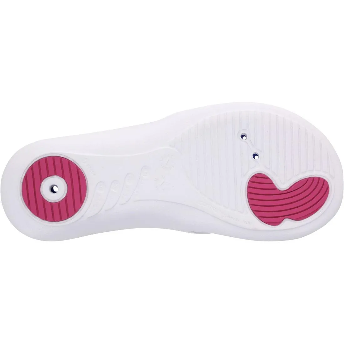 Women's pool flip-flops - White Blue