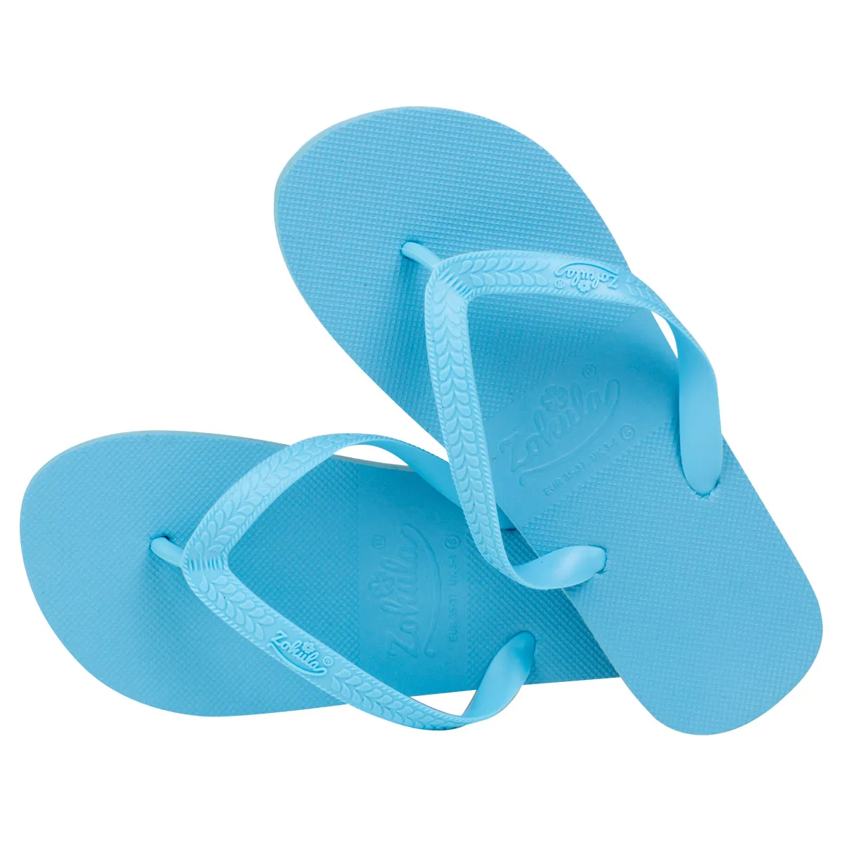 Zohula Originals Sky Blue Flip Flops - Bulk Buy - 10-100 Pairs