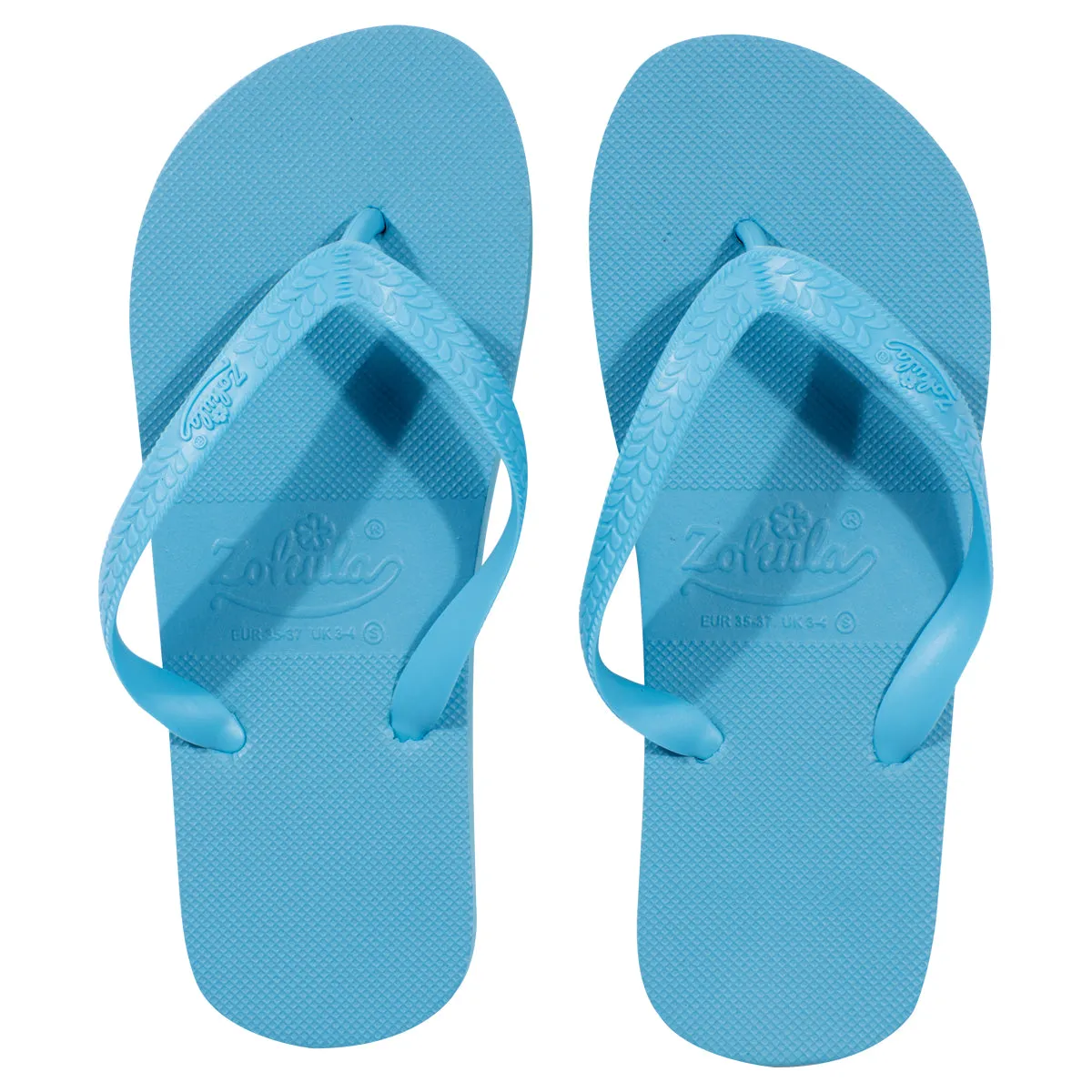 Zohula Originals Sky Blue Flip Flops - Bulk Buy - 10-100 Pairs