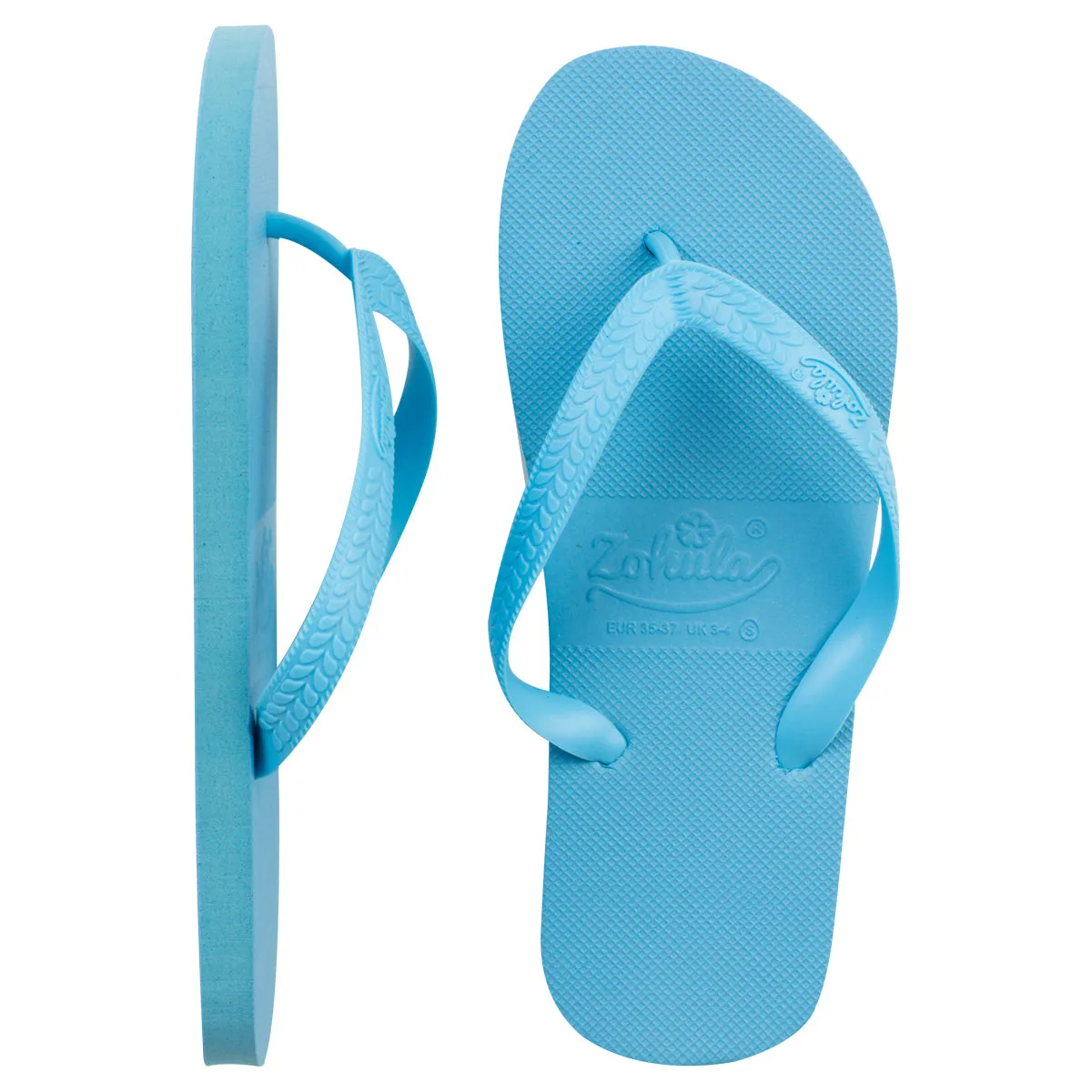 Zohula Originals Sky Blue Flip Flops - Bulk Buy - 10-100 Pairs