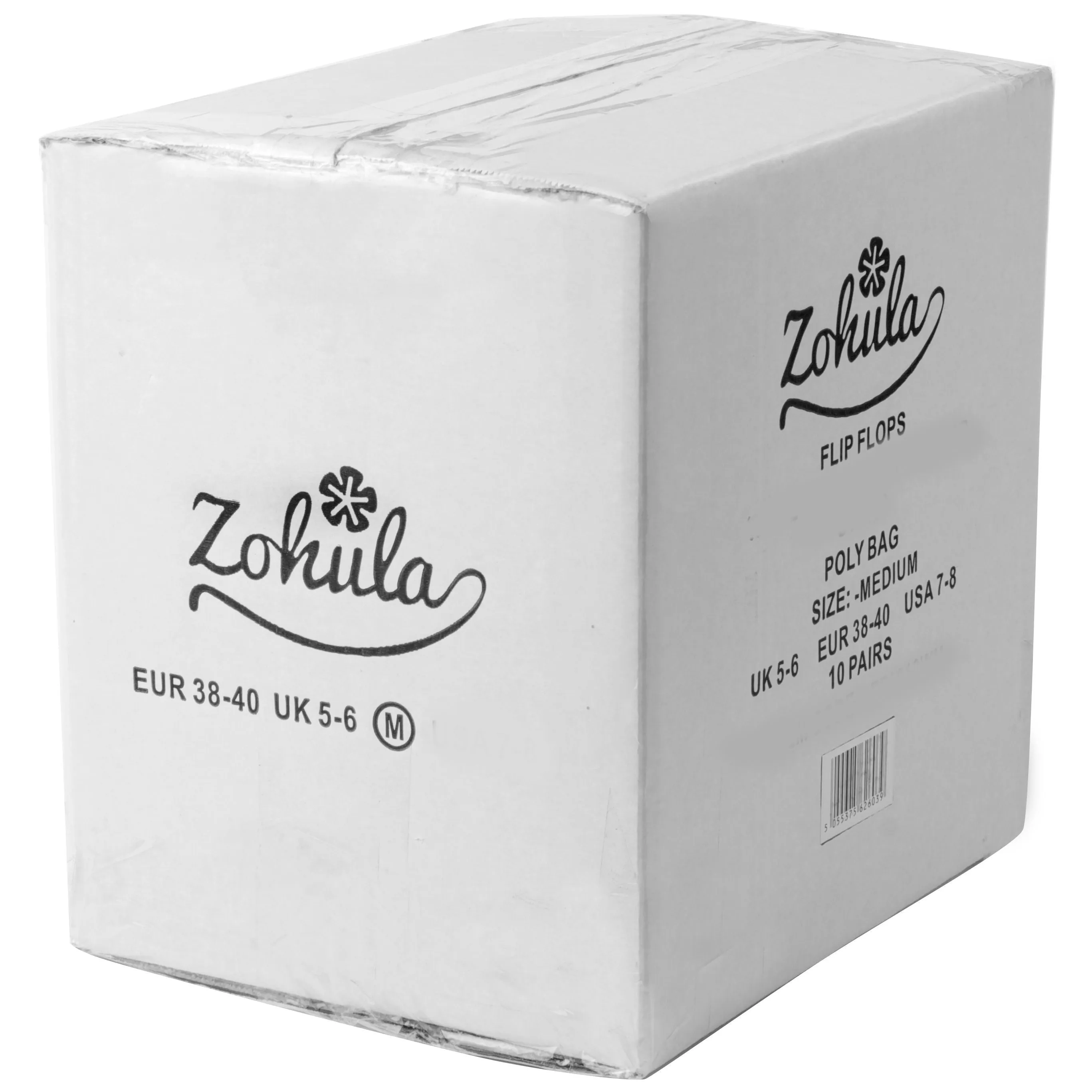 Zohula Originals White Flip Flops - Bulk Buy - 10-100 Pairs