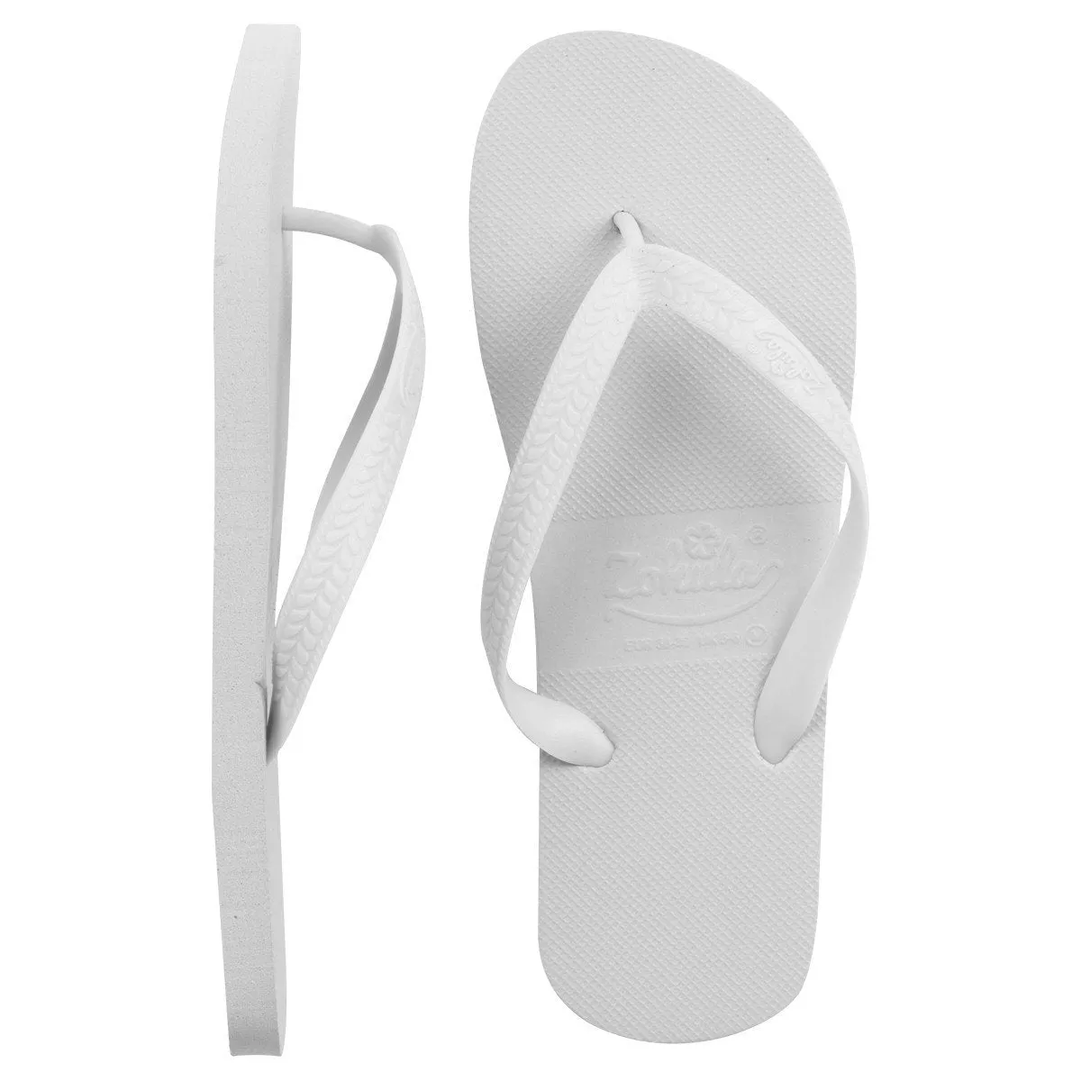 Zohula Originals White Flip Flops - Bulk Buy - 10-100 Pairs